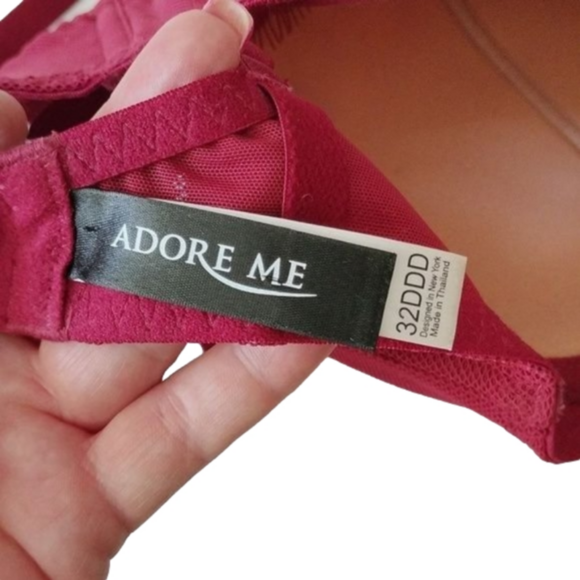Adore Me Meeni Contour Bra, Tibetan Red, 32DDD - Picture 5 of 8